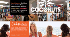 Desktop Screenshot of coconuts-sk.com